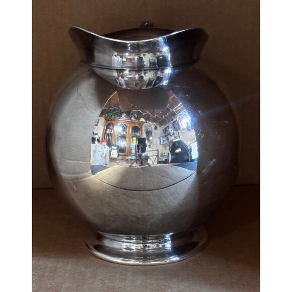 Reed & Barton Silver Plated Elegant Vintage 1950s Water Pitcher MCM READ - Picture 5 of 13